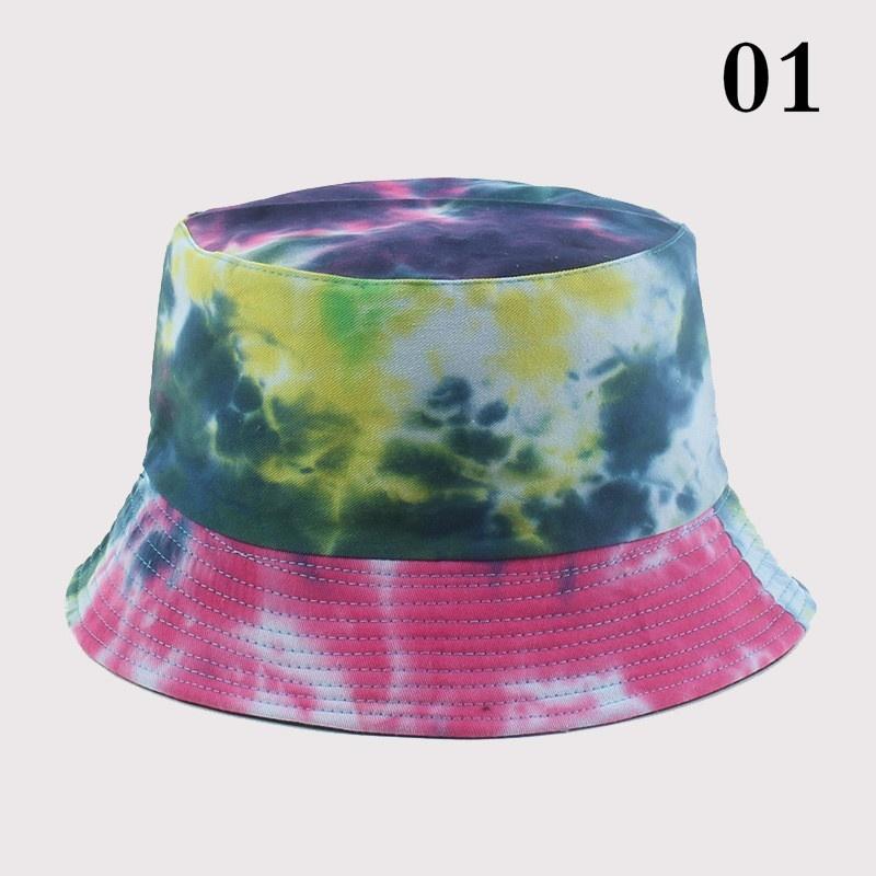 

Модная летняя двусторонняя шляпа, красочные граффити, шляпы-ведра для рыбака, крашеные шляпы-ведра, солнцезащитные шляпы для девочек LS 01