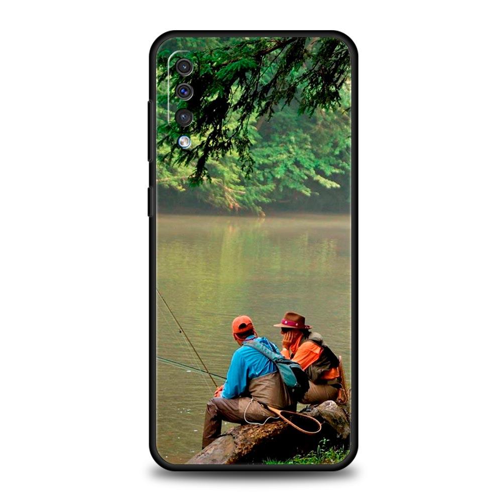 

fishing Phone Case For Samsung A54 A52 A24 A14 A50 A70 A10 A30 A40 A20S A20E A06 A02S A12 A22 A34 A42 A32 5G A04s A16 Cover Samsung A32 5G