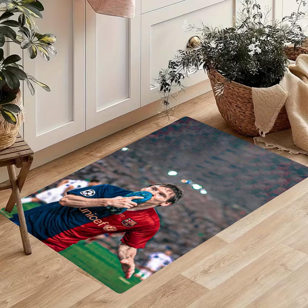 Messi Nonslip Kitchen Mat Floor Carpet Rug For Indoors Outdoors Home Decor Room Supplies Spring Decor