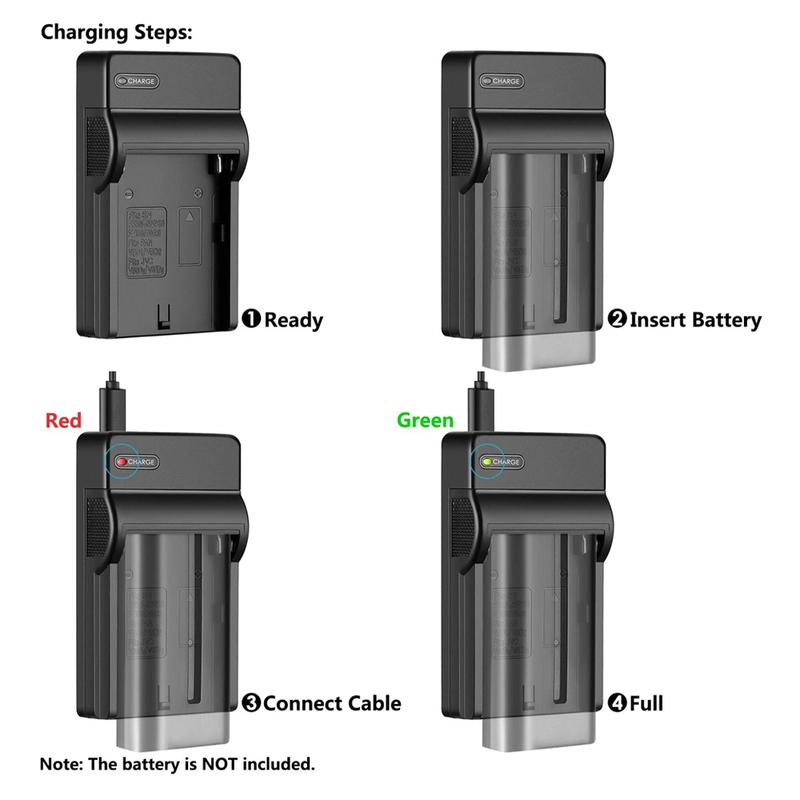 Battery Charger LP-E10 for Canon EOS Rebel T3, T5, T6, T7, Kiss X50, X70, X80, X90, 1100D, 1200D, 1300D, 1500D, 3000D
