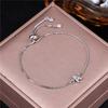 18K Gold Letter Knot Bracelet: Japanese-Korean Fashion for Women