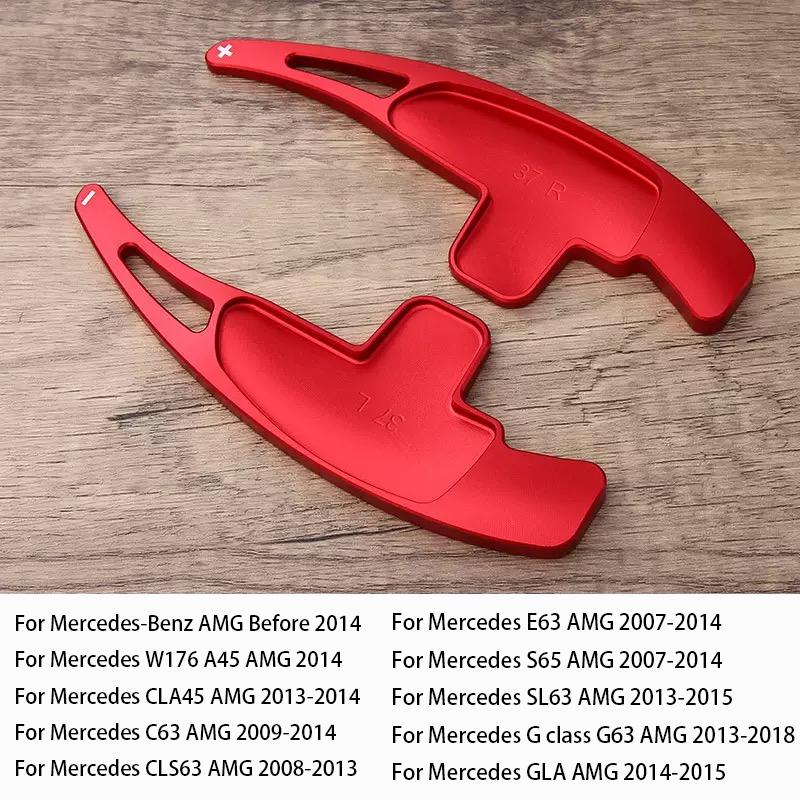 Car Steering Wheel Paddle Shifters Aluminum Shift Paddle For Mercedes-Benz AMG SL65 ML63 GL63 C63 E43 A45 C65 GLA45 CLS63