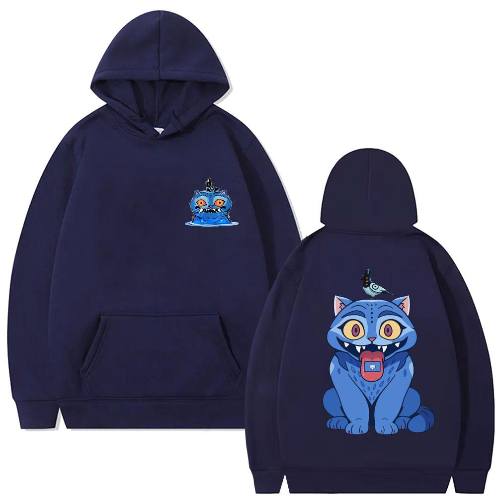 Kpop Demon Hunters Cute Funny Derpy Tiger Graphic Hoodie Men Women Fashion Cartoon Trend Hoodies Oversized Fleece Tracksuit