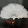 Folding Feather Fan Handheld Fairy Fan Children Adult Costume Wedding