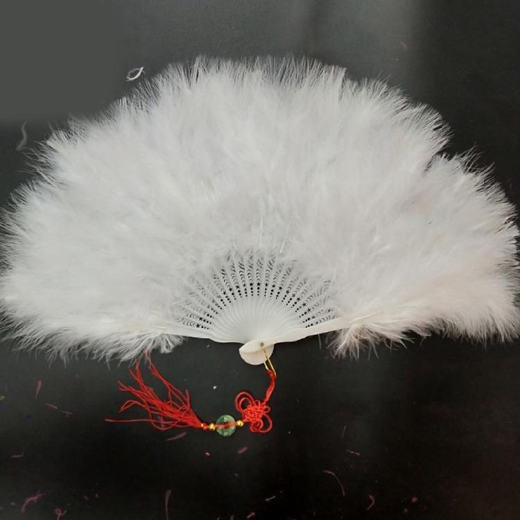 Folding Feather Fan Handheld Fairy Fan Children Adult Costume Wedding
