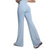 Womens Loose Wide-Leg Yoga Pants Color Block Seamless Flared Leggings Running Gym Workout