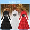 Chic Renaissance Style Long Dress For Women Perfect For Halloween And Themed Parties