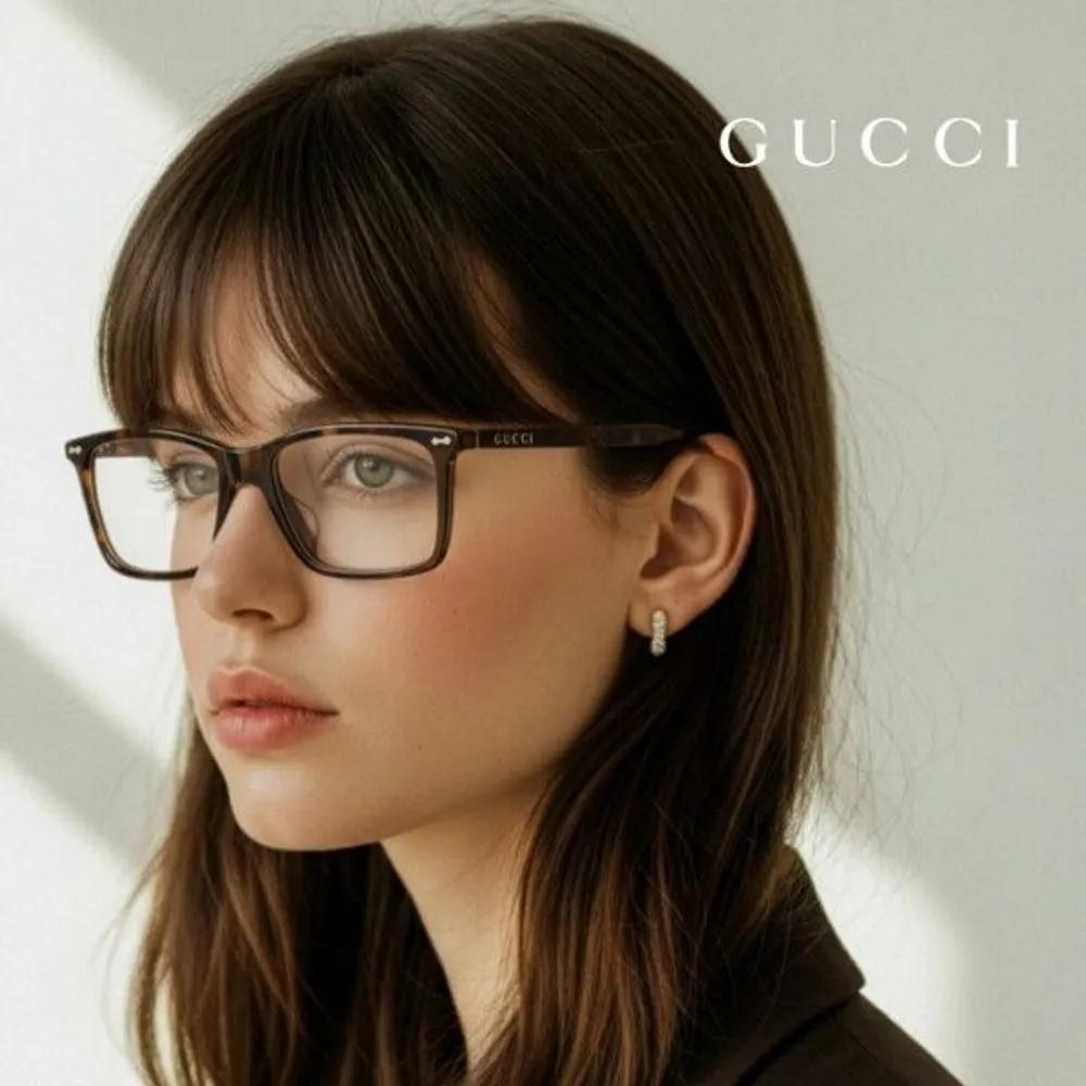 [Gucci] Eyeglass Frames GG0191OA 006 Square Horn-rimmed Glasses for Women and Men GG0191OA 006_I [52]