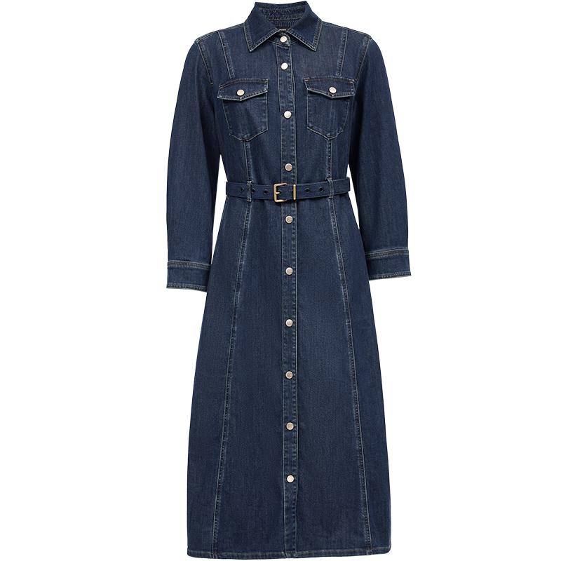 

VEROMODA Women s 2025 Autumn Denim A-Line Dress M