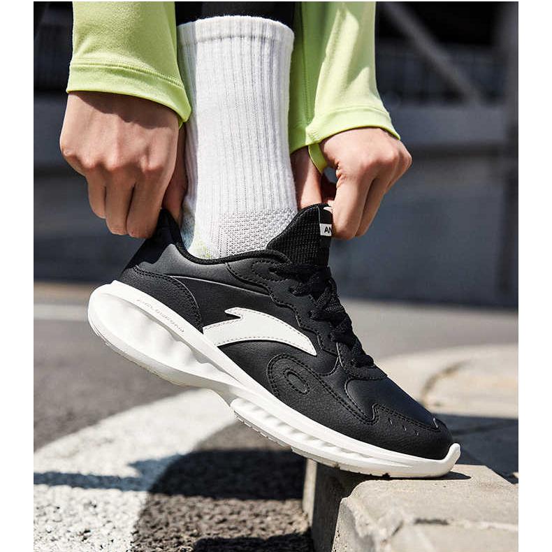 Anta Nebula Sports Casual Wear Durable Low-Top Running Shoes Women sneaker Black 922325571-8