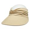 2023 Women Sun Visor Empty Top Hat Wide Brim Summer UV Protection Beach Sport Cap Easy To Carry Travel Caps Fashion Beach Summer
