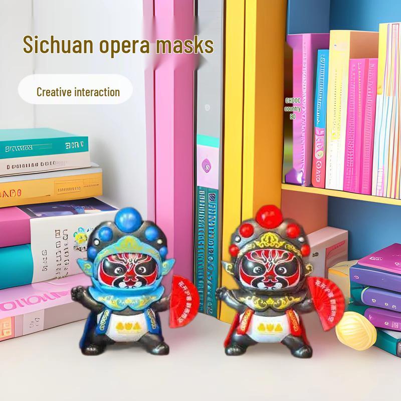 Newcomer Discount: Sichuan Opera Face-Changing Doll - Creative Mask Figurine Children's Toy
