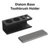 No Drilling Toothbrush Holder with Diatom Base Toothpaste Holder New Toothbrush Rack  Home Use