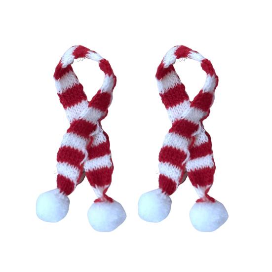 2Pcs Decorate Cloth Attractive Realistic Dollhouse Decorative Small Scarves Mini