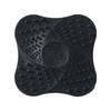 2pecs Kitchen Sink Filter Sewer Hair Filter Bathroom Block Square Suction Cup Floor Drain Cover Piece Black and White Accessories
