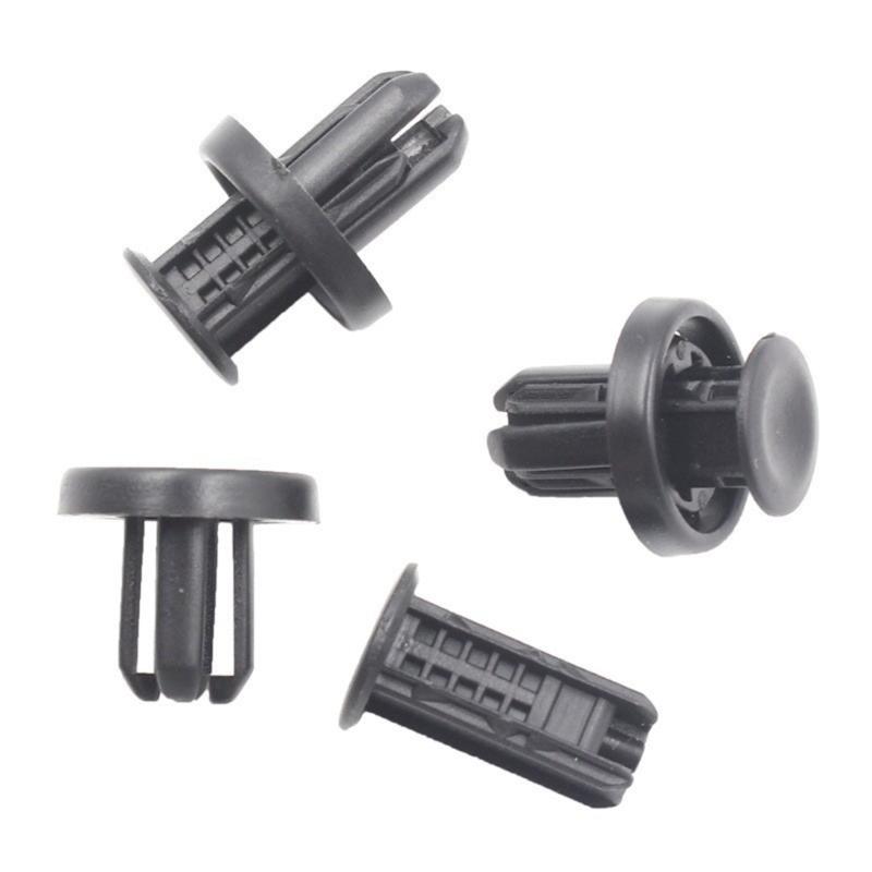 91505TM8003 Bumper Clips Suitable for 10mm Holes Weatherproof Plastic Fasteners Easy Snap Mechanism for Automotive