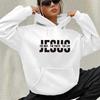 Gotischer Oversized Hoodie für Paare - Unisex Harajuku Stil mit Buchstabenaufdruck