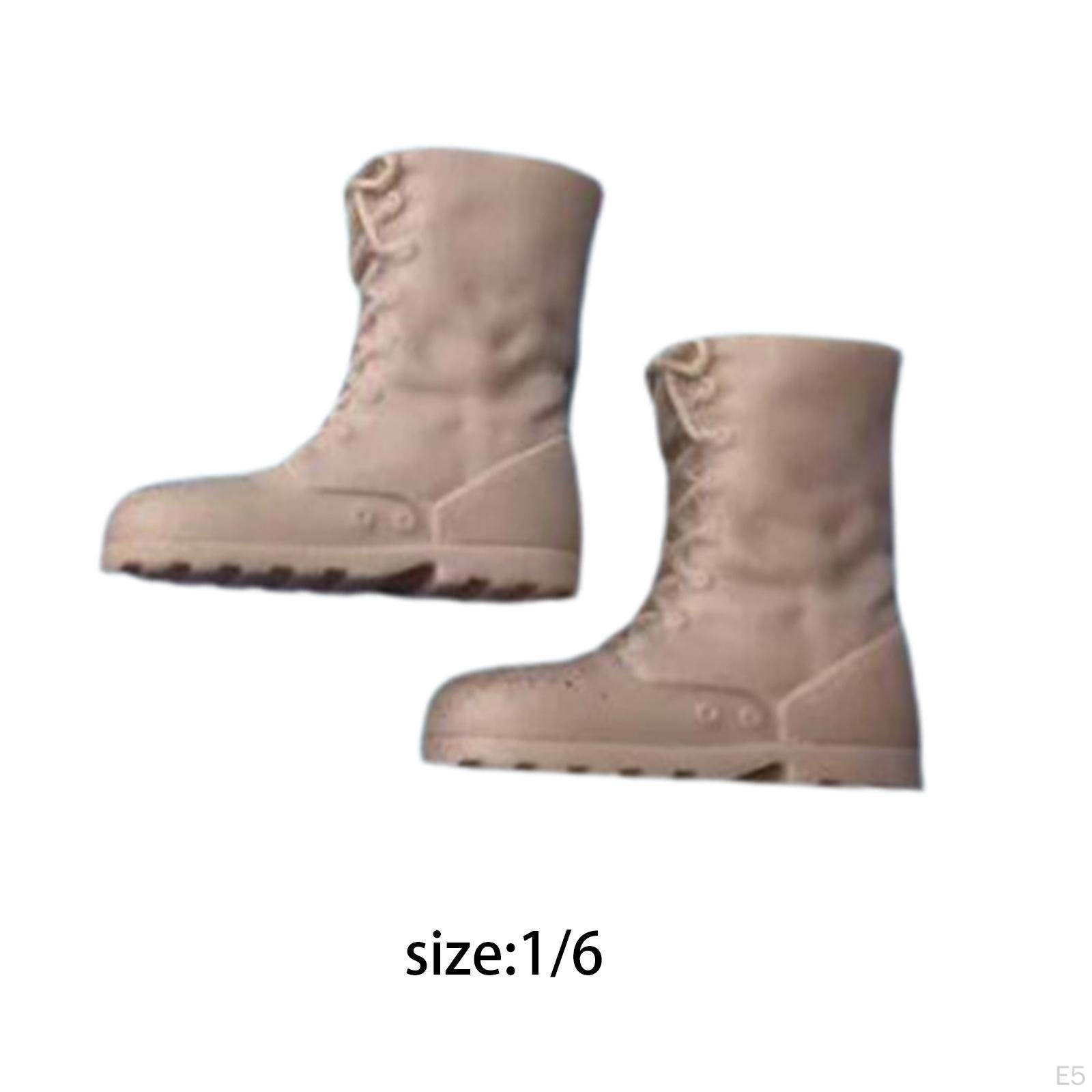 Масштаб 1/6 Фигурка Сапоги Модель Миниатюрная Обувь Аксессуары Для Одевания 12 Женские — фото 6