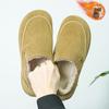 Versatile Cotton Shoes New Men's Shoes In Winter, Piled and Thickened Birkenstocks To Keep Warm