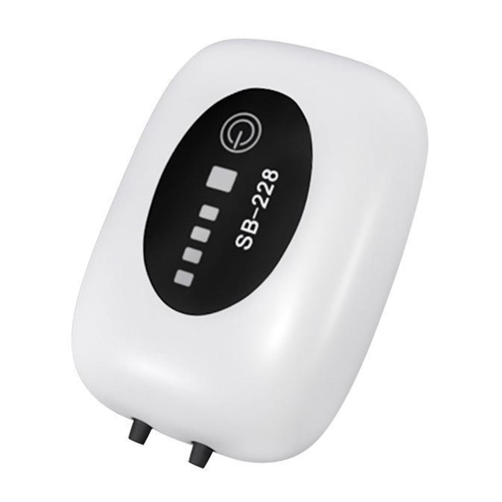 Kleine Sauerstoffpumpe USB Wiederaufladbare Lithiumbatterie Leise Aquarium Sauerstoffpumpe mit Luftschlauch Luft