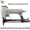 Woodpecker H1013J Pneumatic Brad Nailer with Long Thin Nose for Carpentry and Furniture Decoration, Also Features U-Shaped Stapler Function.