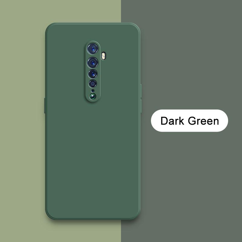 Square Liquid Silicone Case for OPPO Reno Ace 2 Reno2 2Z 2F Z F Ace2 Lens Protective Shockproof Soft Phone Cover RenoAce Reno2Z