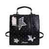 Spring and Summer New Fashion Trend Shoulder Messenger Bag Girls Commuter Leisure Backpack Multi-purpose Double Shoulder Small Schoolbag
