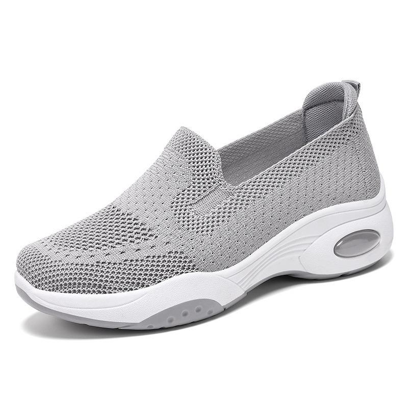 Shoes women's autumn cloth shoes women's shoes platform fly-woven casual shoes one pedal platform single shoes