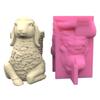 Silicone Craft Molds Flower Pot Mould Sheep Shaped Concrete Moulds DIY Vase Molds Silicone Material for DIY Hand-Making