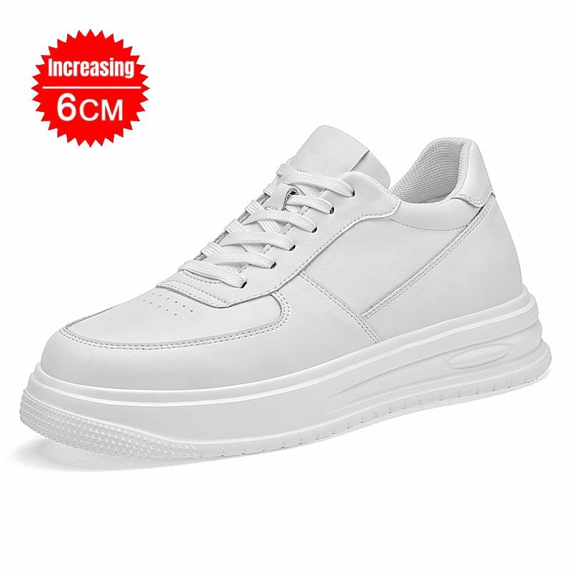 6cm 8cm Platform Elevator Shoes Man Lifting Board Shoes Women Height-Increasing Flat Sneakers Enhancing Increase Casual Shoes
