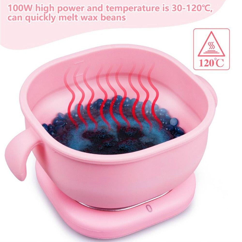 Depilator Foldable Wax Heater Heating Melting Silicone Wax Warmer  Beauty Care