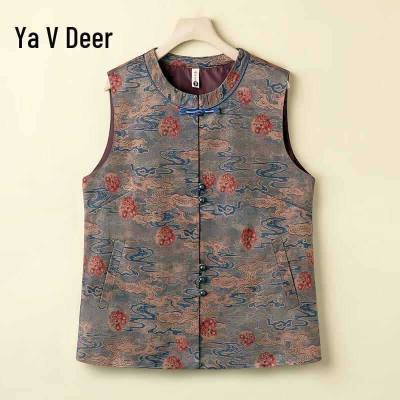 

Жилет в новом китайском стиле для женщин среднего возраста Yalu XL