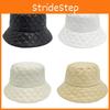 Pattern Fisherman Grid Hat Goose Down Fill Pure Color Versatile Style Warm Cap