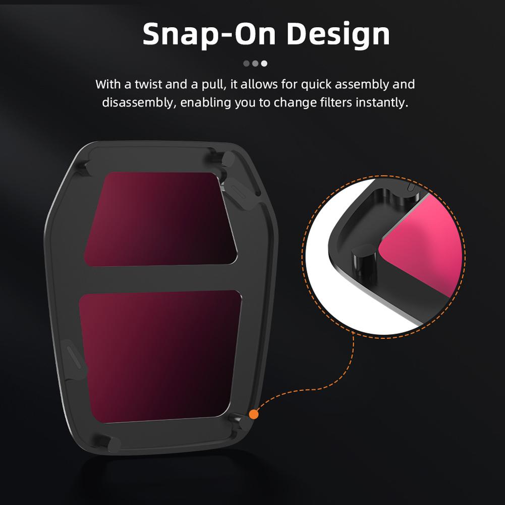 For DJI Air 3S Lens Filters Camera Lens Filter Set Polarizer Neutral Density Filter Kit for DJI Air 3S Drone Cameras Accessories