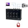 7 Band Sound Equalizer with 3.5mm Input Headphone   Two Channel Digital Equalizer for Home Car Treble and Bass Adjustment