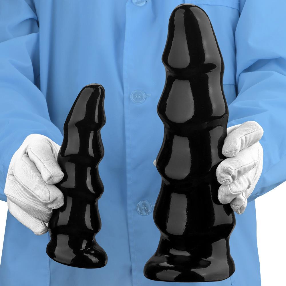 Black PVC Dildo Simulated Penis Anal Plug with Suction Cup Fisting Sex Toy Strap on Cock Big Dick Realistic Cock