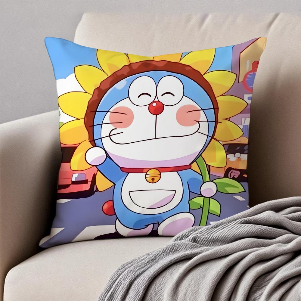 CUTE CCrayon SShinchan Cushion Cover Pillowcase Antidustmite Invisible Zipper Short Plush Sofa Cushion