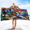 Butterfly Beach Towel Soft Floral Beach Blanket Absorbent Quick Dry Bath Towels Pool Travel Beach Towels for Adults Swim Cover