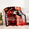 Soccer Player Action Blanket Soft & Cozy Suitable for Office Chair Office Seaside for All Occasions Modern Style Best Holiday Gift for Friends Family