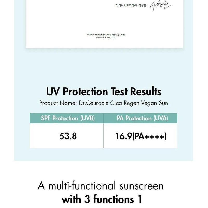 Dr. Ceuracle - Cica Regen Vegan Sun