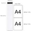 Unique Poly Mailers 6x25 Inch 20 Pack Envelopes Bag for Long Items,White Self Sealing Waterproof Mailing Shipping Bags