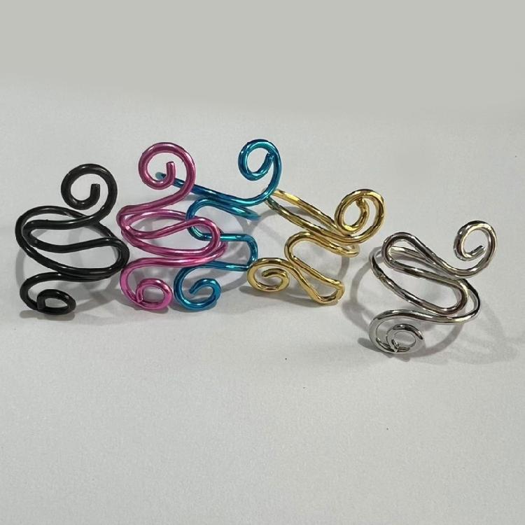 3Pcs Knitting Crochet Loop Rings Adjustable Crochet Rings for Finger Yarn Holder