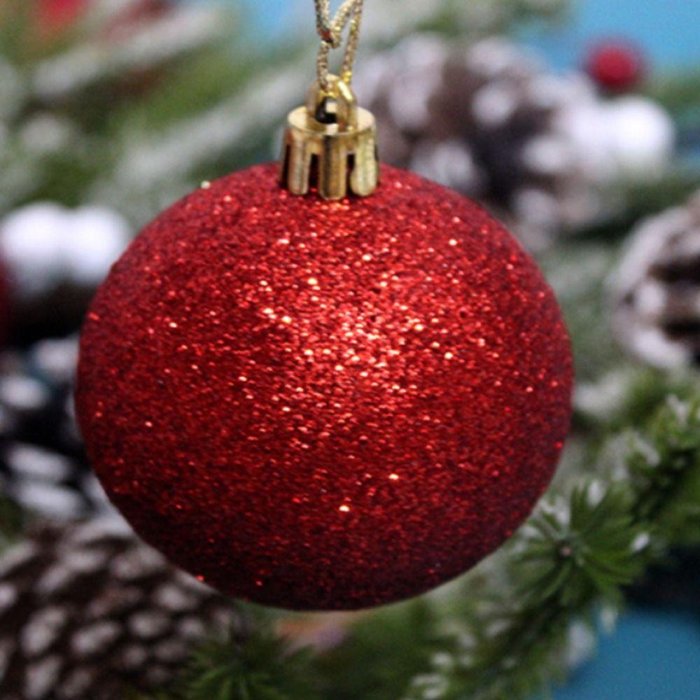 100pcs/box Multiple Colour Xmas Tree Decorative Ball Christmas Ball Gift Box  Ceiling Decoration