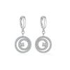 Earrings Gifts for Mom New 925 Silver Bowknot Cherry Stud Earring Butterfly Bee Drop Earring For Woman Jewelry