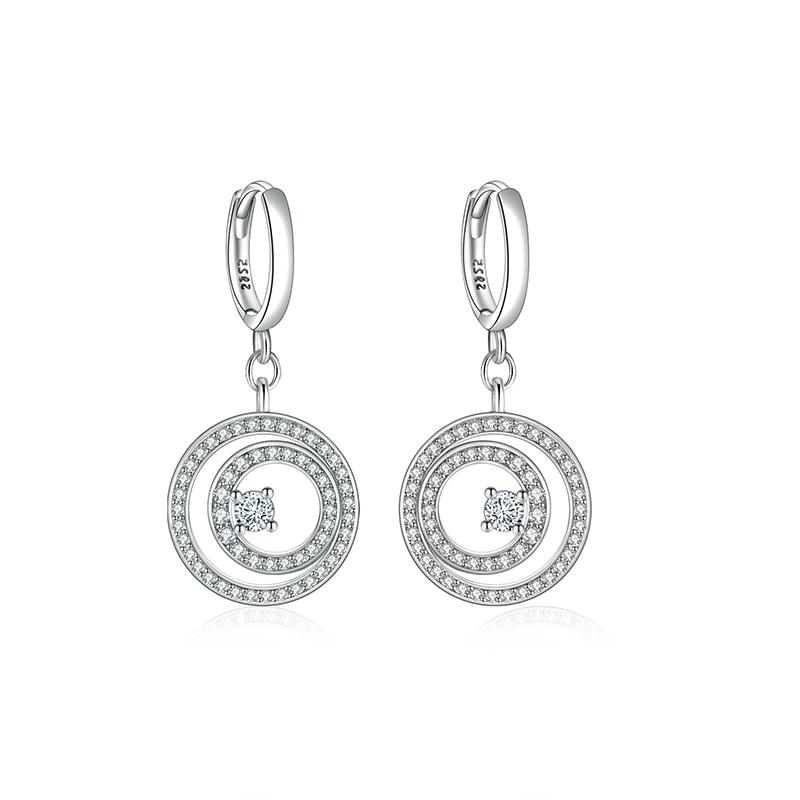 Earrings Gifts for Mom New 925 Silver Bowknot Cherry Stud Earring Butterfly Bee Drop Earring For Woman Jewelry