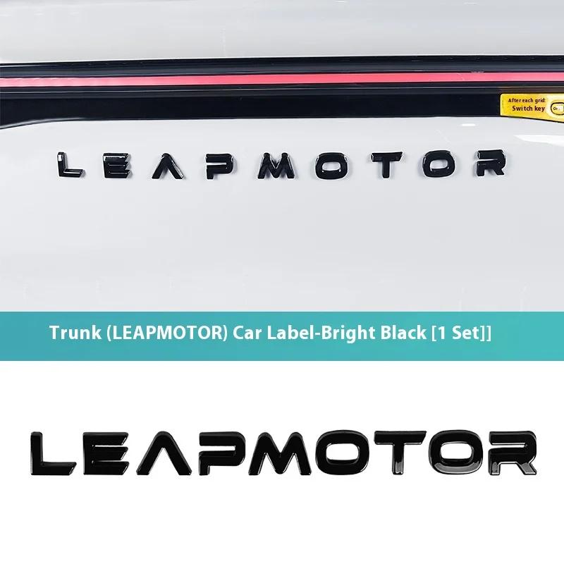 For Leapmotor C10 Car Blackening Modification Logo Letters Front Rear Badges Modification Sticker