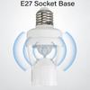 Socket E27 Converter With PIR Motion Sensor Ampoule 110-240V LED E27 Lamp Base Intelligent Light Bulb Switch MAX 60W