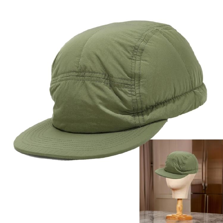 Multiuse Baseball Hat Flat Brim Lightweight Down Padded Baseball Caps For Outdoor Winter Activity All Age Daily Use