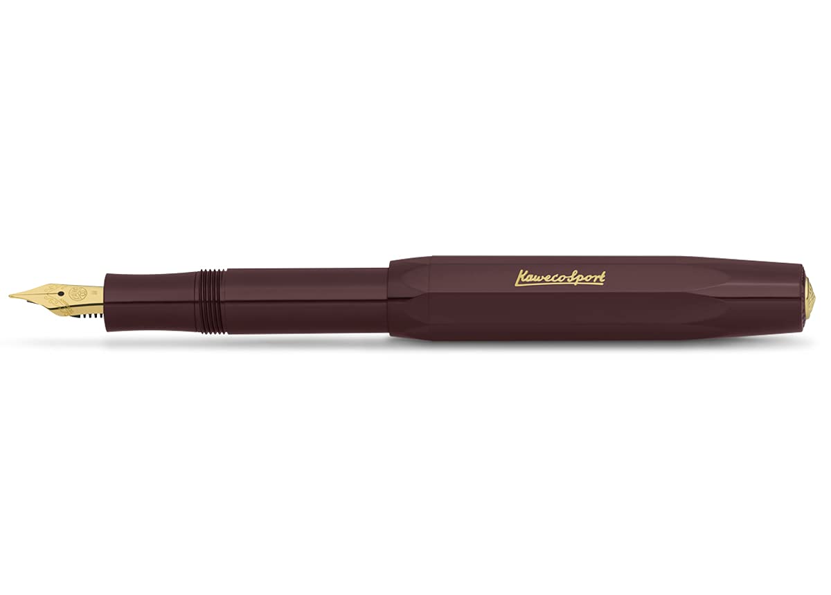 

Kaweco Classic Sport Bordeaux Fountain Bold Officially Imported Pen, Nib, 10000485,