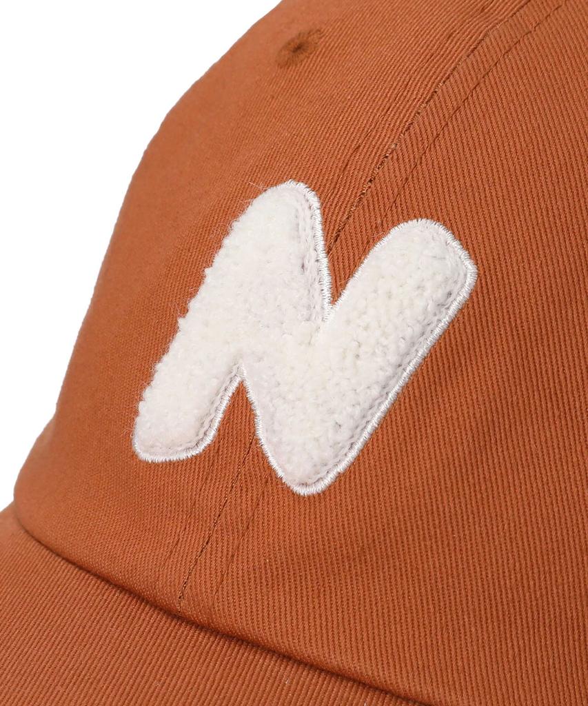Neikideuniseu Boucle N Logo Ball Cap Orange